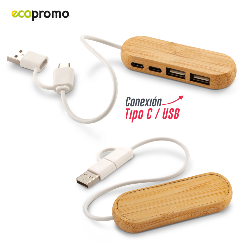 Puerto USB Massimo Bamboo NUEVO