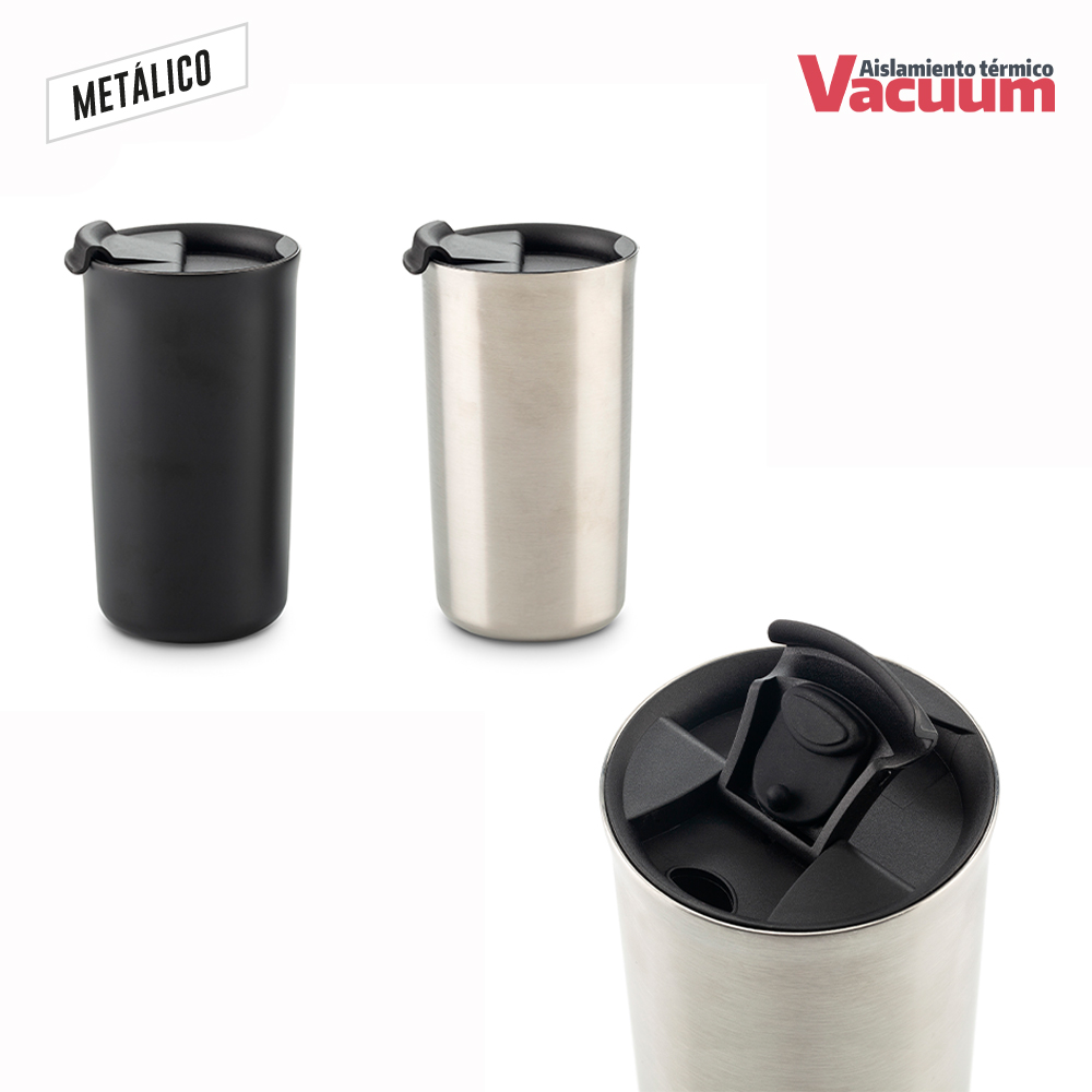 Mug Metálico Daris Urban Travel 500ml NUEVO