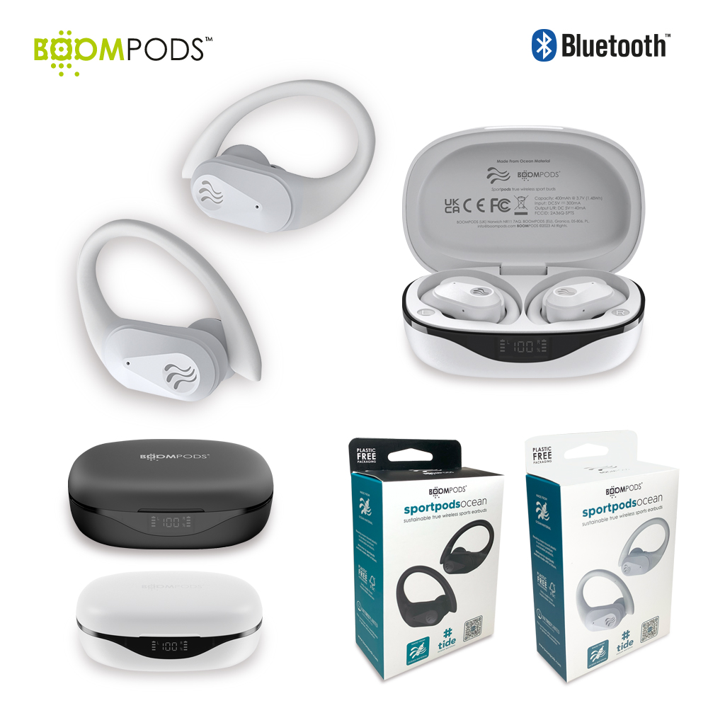 Audífonos Bluetooth Sportpods Boompods PRECIO NETO