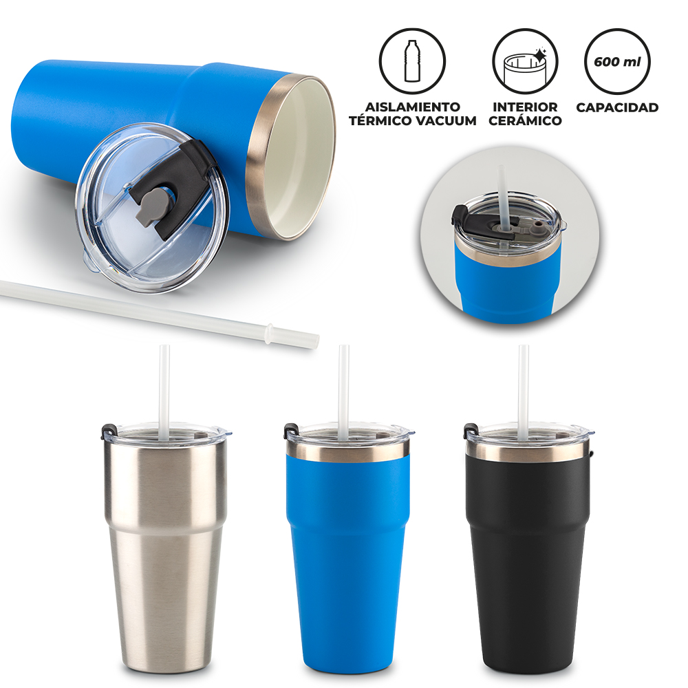MUG METALICO LUMIX 600ml