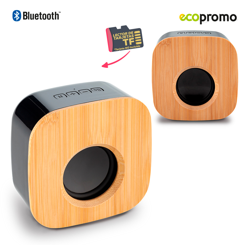 Speaker Bluetooth Crow Bamboo NUEVO