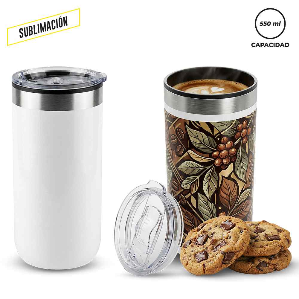Mug Metálico para Sublimacion KUP 550 ml