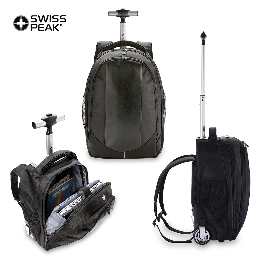 Morral Backpack con trolley Swisspeak