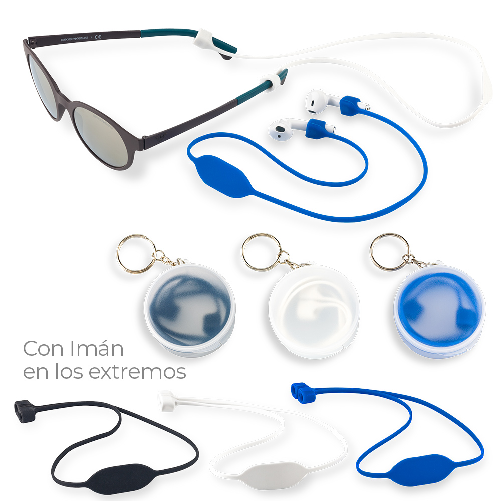 Accesorio en Silicona Para Gafas y Audifonos