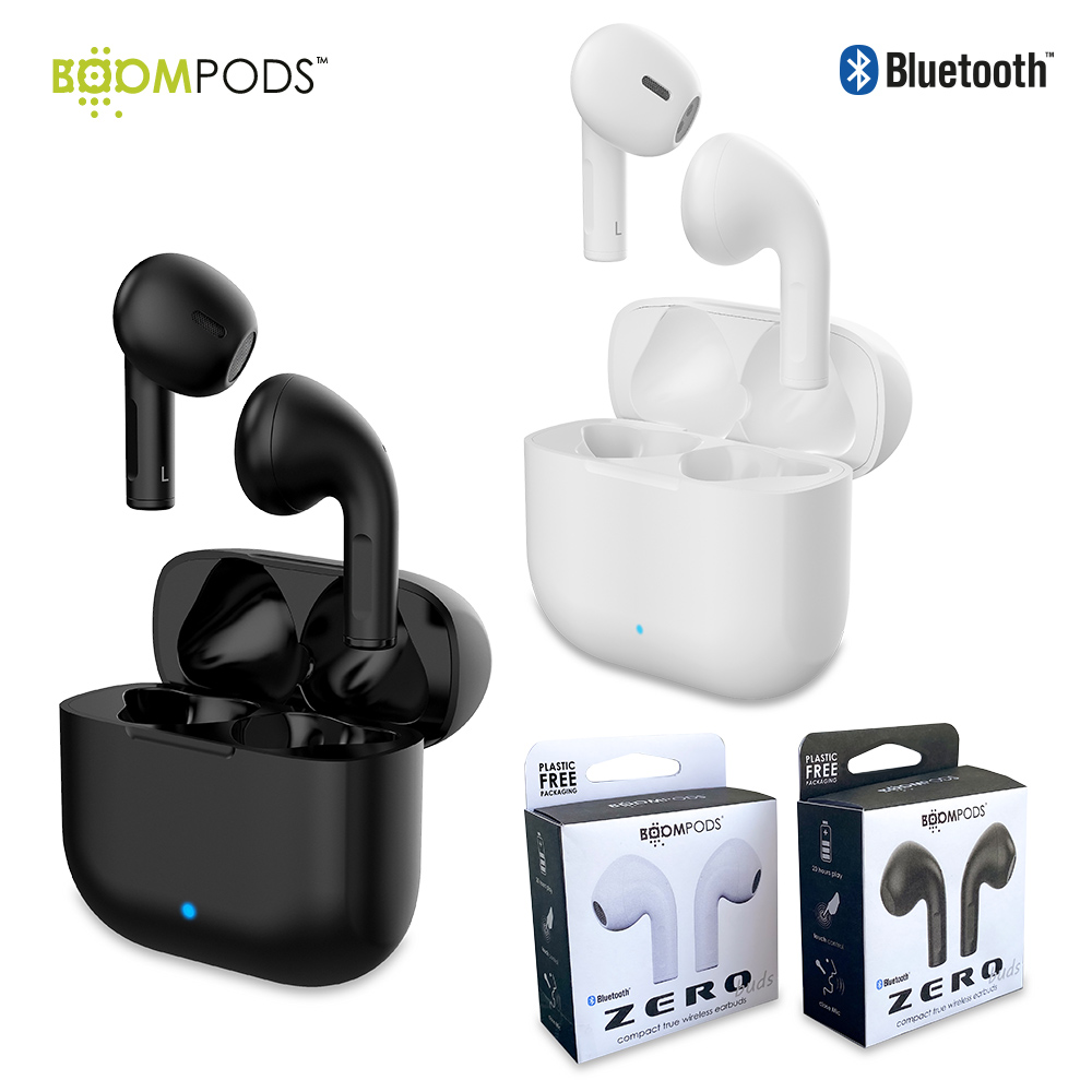 Audífonos Bluetooth TWS Zero Buds Boompods NUEVO PRECIO NETO